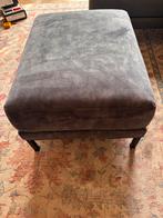 Xooon Poef - antraciet velvet, Ophalen, Gebruikt, 75 tot 100 cm, Stof