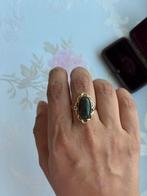 Vintage 14 karaat Mosagaat, Sieraden, Tassen en Uiterlijk, Ringen, 18 tot 19, Elle's Atelier, Elle's Atelier, Elle's Atelier