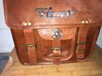 Kreidler/florett tas/koffer met MESSING EMBLEMEN ookin bruin, Ophalen of Verzenden, Zo goed als nieuw