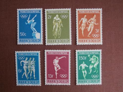 LUXEMBURG 1968; serie OLYMPISCHE SPELEN, Postzegels en Munten, Postzegels | Thematische zegels, Postfris, Sport, Verzenden