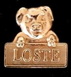 Loste vleesverwerking pin, Verzamelen, Speldjes, Pins en Buttons, Verzenden, Nieuw, Dier of Natuur, Speldje of Pin