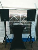 Geluidsinstallatie set 4 1000watt tehuur Nu€45 voor 3 dagen*, Ophalen, Zo goed als nieuw, Overige