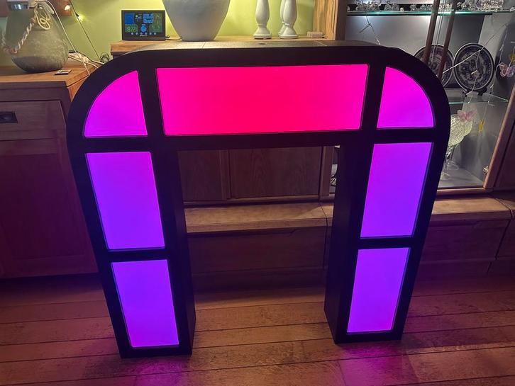 Eyecatcher Dj Booth met LED-show: nu 1 x in stock !, Muziek en Instrumenten, Dj-sets en Draaitafels, Nieuw, Ophalen