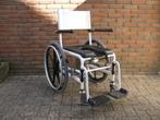 Invacare po – douchestoel 47cm nieuwe luchtbanden en RVS po, Diversen, Ophalen of Verzenden, Zo goed als nieuw