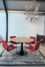 Leolux Talos stoelen (4) showmodel SALE!, Ophalen, Rood, Vijf, Zes of meer stoelen