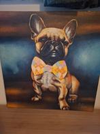 Schilderij Franse Bulldog met Strik, Ophalen