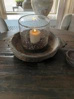 Prachtige chapati schaal!, Huis en Inrichting, Ophalen of Verzenden, Zo goed als nieuw, Rond, Hout