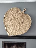 Gevlochten bohemian blad van riet - wanddecoratie, Huis en Inrichting, Woonaccessoires | Wanddecoraties, Ophalen, Zo goed als nieuw