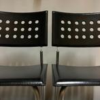 OPRUIMING Set Italiaans design stoelen Lapalma jaren 80, Ophalen, Leren stoelen, Gebruikt, La Palma
