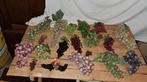 Druiventrossen oude plastic Druiventrossen decoratie, Ophalen of Verzenden