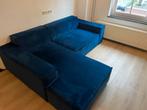 Hoekbank blauw in zeer goede nieuwstaat, Huis en Inrichting, Ophalen, Hout, 100 tot 125 cm, 150 tot 200 cm