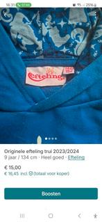 Mooie winter trui  efteling kind 2023, Verzamelen, Efteling, Ophalen of Verzenden, Zo goed als nieuw, Kleding