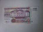 Suriname - 100 Gulden - Bankbiljet, Postzegels en Munten, Bankbiljetten | Amerika, Los biljet, Zuid-Amerika, Verzenden