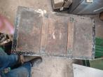 Antieke Dekenkist / Kledingkist, Huis en Inrichting, Woonaccessoires | Kisten, Ophalen, Gebruikt, 50 tot 100 cm, Metaal
