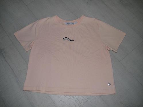 Prachtige t-shirt perzik, Frankie & Liberty, maat 14 164, Kinderen en Baby's, Kinderkleding | Maat 164, Zo goed als nieuw, Meisje