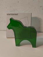 IKEA VINTERFINT Dala Paard Groen Glas Collectable Christmas, Antiek en Kunst, Ophalen of Verzenden