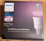 PHILIPS HUE E27 STARTER KIT NIEUW VERZEGELD., Huis en Inrichting, Lampen | Losse lampen, 30 tot 60 watt, Led-lamp, Soft of Flame