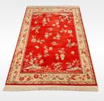 Vintage Aubusson vases vloerkleed Chan orange red 140x196cm, Gebruikt, Orientaals, 100 tot 150 cm, .
