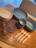 Moods Buiten Servies AH, Huis en Inrichting, Keuken | Servies, Overige materialen, Ophalen of Verzenden, Zo goed als nieuw, Effen