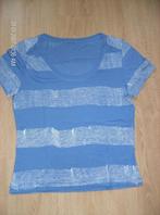 blauw wit T shirt, Blauw, Ophalen of Verzenden, Zo goed als nieuw, Korte mouw