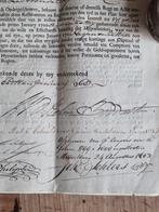 Antieke investeringsakte Middelburg 1768 WIC Boddaert, Ophalen of Verzenden