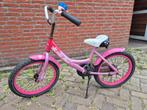 Meisjesfiets 18 inch - Little Miss, Fietsen en Brommers, Fietsen | Meisjes, Ophalen, Gebruikt, Little Miss, Handrem