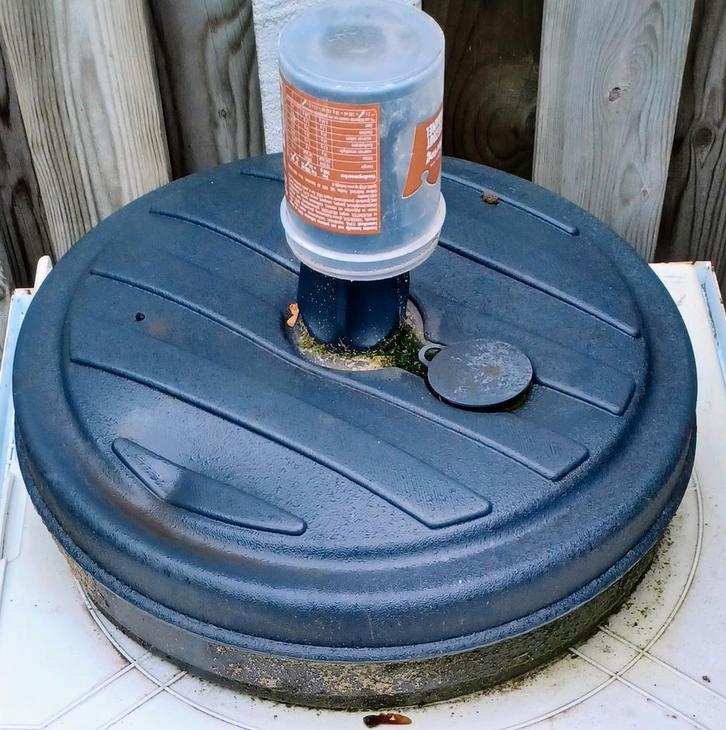 Eda Parasolvoet 40 Cm Omtrek, Tuin en Terras, Parasols, Gebruikt, Parasolvoet, Minder dan 1 meter, Waterdicht, Ophalen