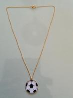 Gouden Ketting met Voetbal Hanger, Nieuw, Ophalen of Verzenden, Goud, Overige materialen