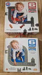 Puzzel-snelweg en puzzel-spoorweg, Kinderen en Baby's, Speelgoed | Kinderpuzzels, 10 tot 50 stukjes, Gebruikt, Ophalen of Verzenden