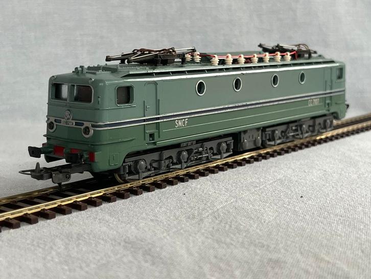 Lima 8029 e-lok SNCF CC7107, Hobby en Vrije tijd, Modeltreinen | H0, Gebruikt, Locomotief, Gelijkstroom, Lima, Analoog, Ophalen of Verzenden