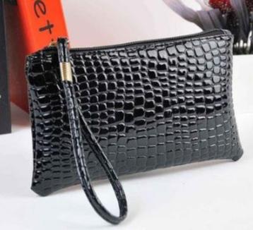 Dames Clutch - Krokodillenlook PU Leder! [Box A - 81] beschikbaar voor biedingen