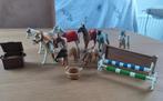 Playmobil Paarden Set: paarden, hindernissen, drinkbak, hooi, Ophalen, Gebruikt, Overige typen