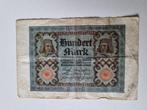 Drie historische Duitse bankbiljetten, Postzegels en Munten, Los biljet, Duitsland, Ophalen of Verzenden