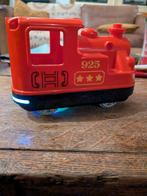 Rode Duplo Trein op batterijen, defect, Ophalen of Verzenden, Gebruikt