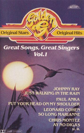 Cassettebandje Various – Great Songs, Great Singers Vol. 1 beschikbaar voor biedingen