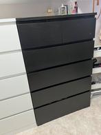 Mooie ikea malm ladekast 6 lades, 100 tot 150 cm, Ophalen of Verzenden, 75 cm of meer, Zo goed als nieuw