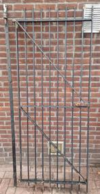 Sierhekwerk poort 80 cm x 195 cm, Tuin en Terras, Tuinhekken en Hekwerk, Ophalen, Gebruikt, IJzer, Sierhekwerk