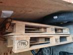 2 euro pallets 1 wegwerp pallet, Doe-het-zelf en Verbouw, Ophalen of Verzenden, Zo goed als nieuw, Pallet, Minder dan 200 cm
