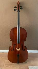 4/4 cello, Muziek en Instrumenten, Ophalen of Verzenden, Gebruikt, 4/4-cello, Met koffer