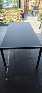 Mooie 215cm grote tuintafel glas, ijzer, Ophalen, Gebruikt, Aluminium, 8 zitplaatsen