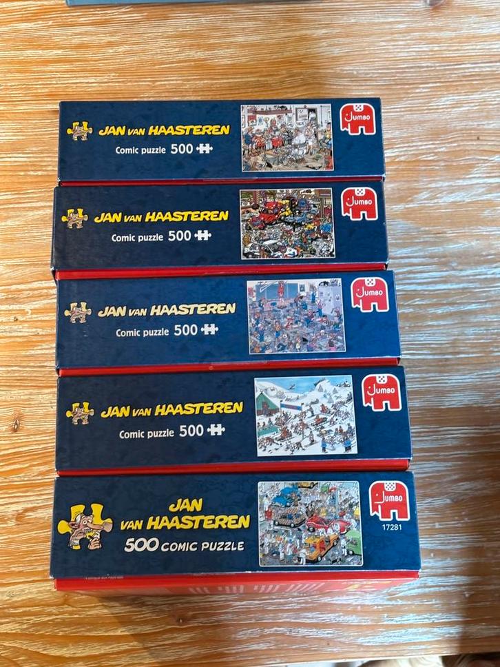 Puzzels ruilen! 500 stukjes Jan van Haasteren, Hobby en Vrije tijd, Denksport en Puzzels, Zo goed als nieuw, Legpuzzel, 500 t/m 1500 stukjes
