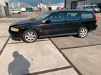 Volvo V70 2.4 140PK AUT 2005 Nwe Carteronluchtin Distributie, Auto's, Volvo, USB, Zwart, Leder en Stof, Zwart