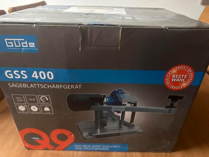 Güde GSS 400 Zaagblad Slijper - Nieuw in Doos, Doe-het-zelf en Verbouw, Gereedschap | Overige machines, Zo goed als nieuw, Ophalen of Verzenden