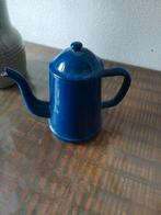 Oud emaille theepot kobaltblauw, Antiek en Kunst, Antiek | Keramiek en Aardewerk, Ophalen of Verzenden