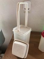 Tupperware zuurpot met lift, Huis en Inrichting, Keuken | Tupperware, Ophalen of Verzenden, Zo goed als nieuw, Crème, Bus of Trommel