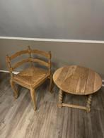 Hoekstoeltje met tafeltjes, Ophalen