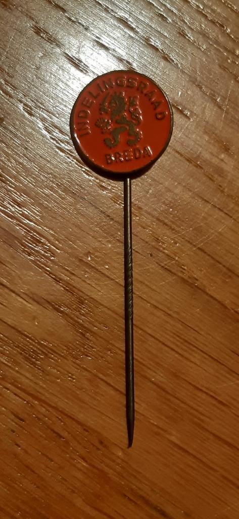 Indelingsraad Breda  speld, Verzamelen, Speldjes, Pins en Buttons, Ophalen of Verzenden, Zo goed als nieuw, Speldje of Pin