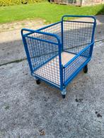 nette transport/opslag wagen met aan 4 zijde gaaspanelen, Doe-het-zelf en Verbouw, Transportwagens, 100 liter of meer, Ophalen