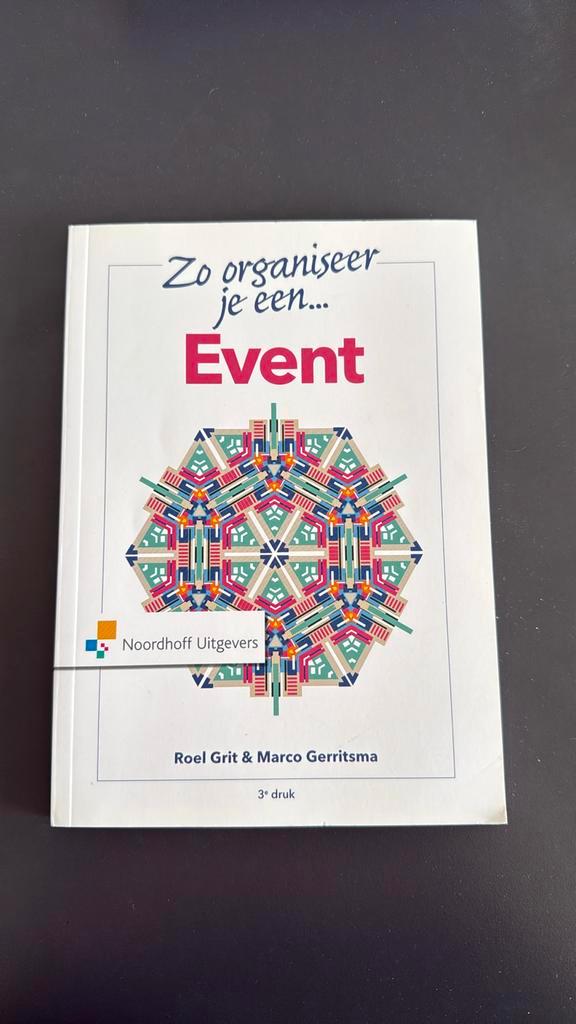 Marco Gerritsma - Zo organiseer je een event, Boeken, Wetenschap, Zo goed als nieuw, Sociale wetenschap, Ophalen of Verzenden