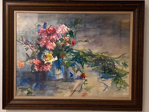 bloemstilleven Bob ten Hoope, studiegenoot k.Appel, Antiek en Kunst, Kunst | Schilderijen | Klassiek, Ophalen